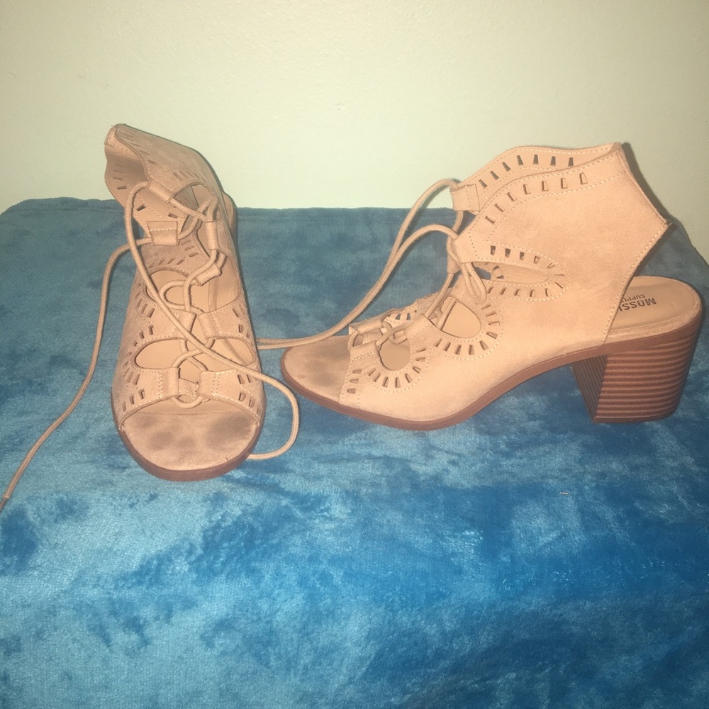 Lace up heels
